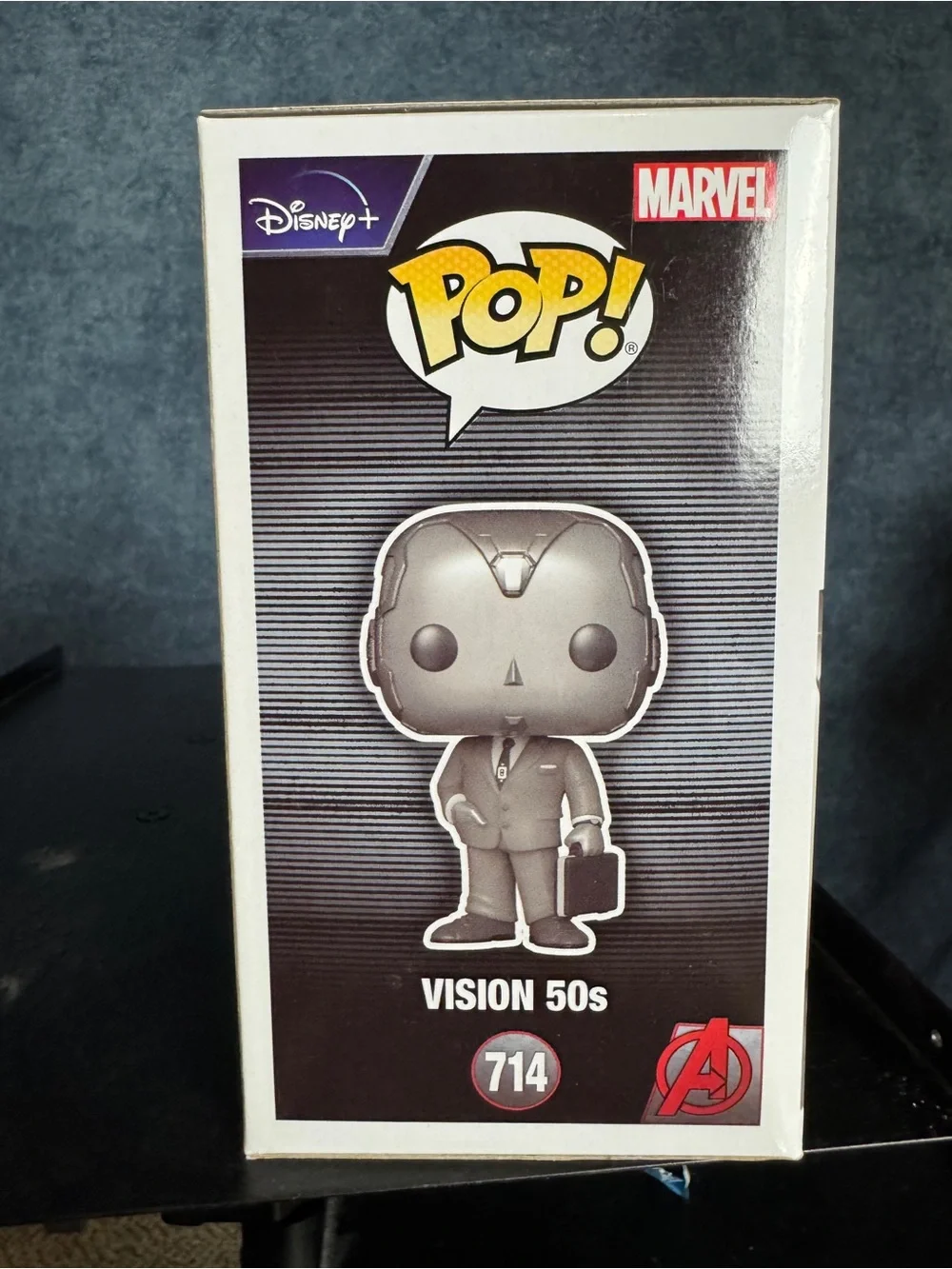 Funko Pop! Marvel Wandavision Vision 50s Silver Chase #714 figure - Picture 4 of 6
